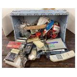 Flip tote and cleanup lot