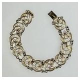 800 silver filigree bracelet