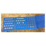 Jefferson nickels collector book with coins