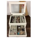Jewelry box with contents