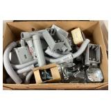 Clean up lot with PVC and electrical