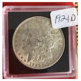 1921D Morgan silver dollart