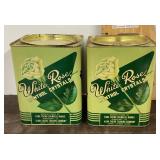 White Rose Menthol Crystals tins