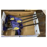 4 Irwin Quick-Grip bar clamps