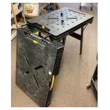 2 DeWalt folding sawhorse work benches