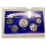 Americana Series coin collection with silver