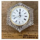 Anna Hutte crystal clock
