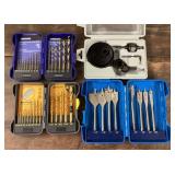 Lot of drill bits and hole saw