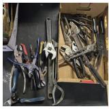 Lot of pliers and nips