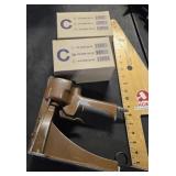 Pneumatic stapler and 2 boxes staples