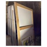 Large stack of signs