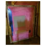 Wooden silkscreen frame 65" x 50ï¿½