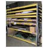 Pallet rack shelving unit