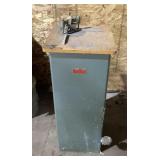 Foot operated corner rounder