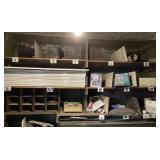 Contents of shelving