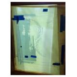 Wooden silkscreen frame 55" x 67ï¿½