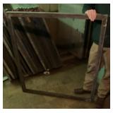 Wood silkscreen frame 44" x 50ï¿½