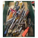 Box of screwdrivers and nut drivers