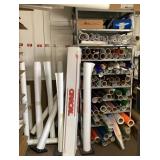 Shelving unit plus contents --as pictured