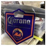 Huge stack of Corona New York Mets signs