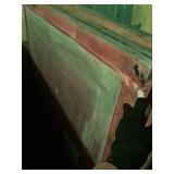 Aluminum on wood silkscreen frame 44" x 50ï¿½