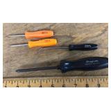 4 Snap-on screwdrivers