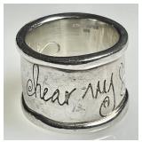Heavy Milor band ring "Hear My Soul Speak"