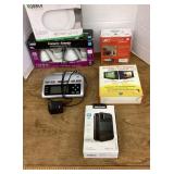 Clean up lot of electronics and light bulbs