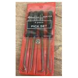 Snap-on 4-piece pick set