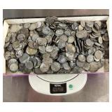 45 ounces of damaged coins