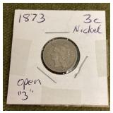 1873 3-cent nickel