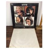 Beatles LP with poster