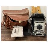 Crown Graphic Special camera with bag