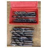 Group of large drill bits