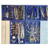 Costume jewelry necklaces