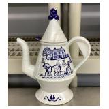 Metlox Poppytrail Provincial Blue coffee pot