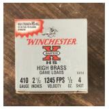 Winchester 410 ammo --full box