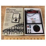 Sears multimeter with battery tester