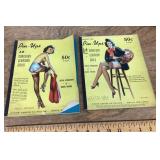 2 pinup magazines from the 1940s