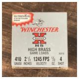 Winchester 410 gauge ammo --full box