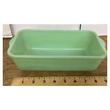 Fire-King jadeite refrigerator dish