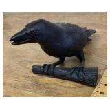 Plastic crow figure