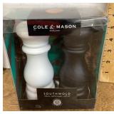NEW Cole & Mason salt and pepper shakers