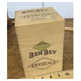 Ben Bey wood cigar box