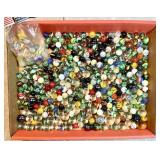 Group of old marbles