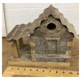 Wooden birdhouse