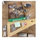 Collection of rocks and fossils