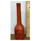 Tall ceramic bottle