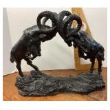 Austin Productions rams sculpture