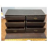 Vintage 6-drawer tool box
